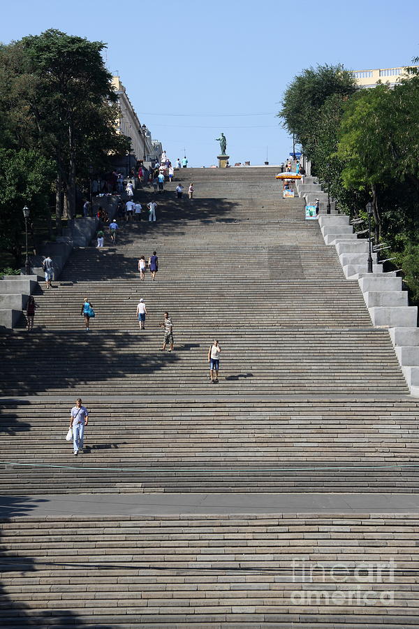 Potemkin Stairs - Odessa Photograph by Christiane Schulze Art And Photography