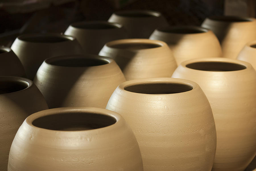 Abstract Photograph - Pottery In Thailand by Chatchawin Jampapha