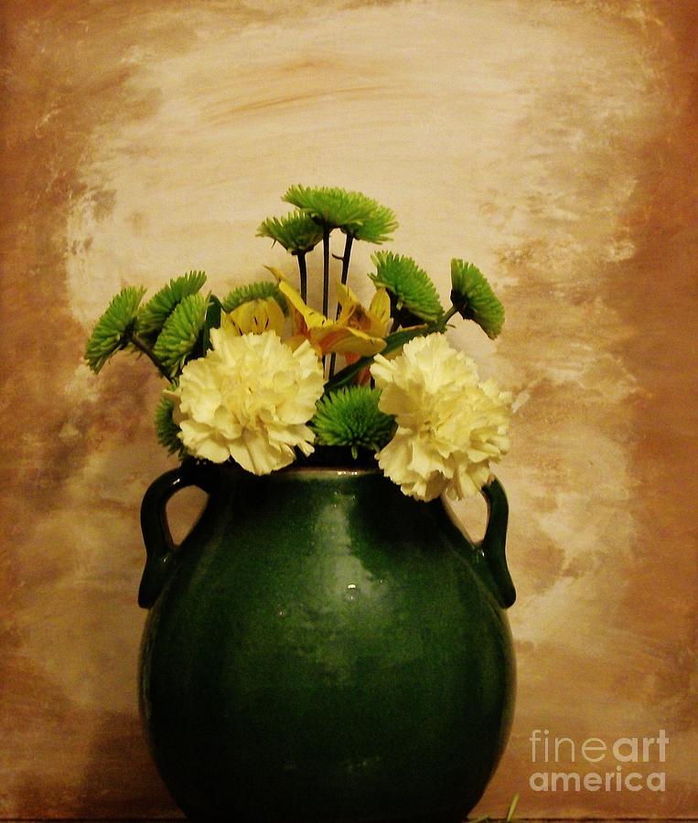 PotteryOf Flowers Photograph by Marsha Heiken