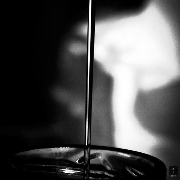 Abstract Photograph - Pouring In #bw #instagram #iphonesia by The Art.box