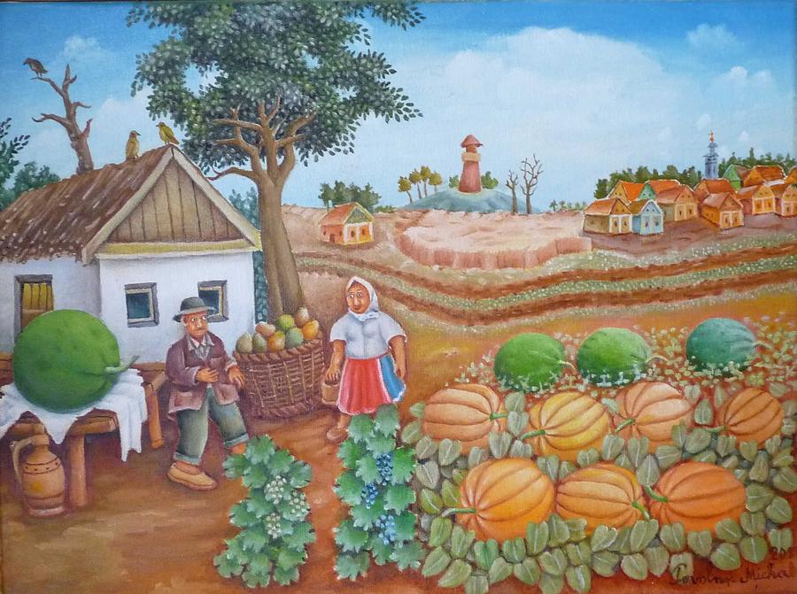 Naive Painting - Povolny by Michal