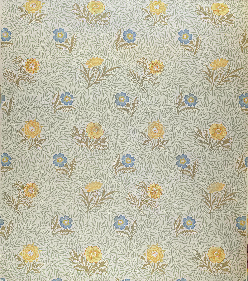William Morris Tapestry - Textile - Powdered by Wiliam Morris