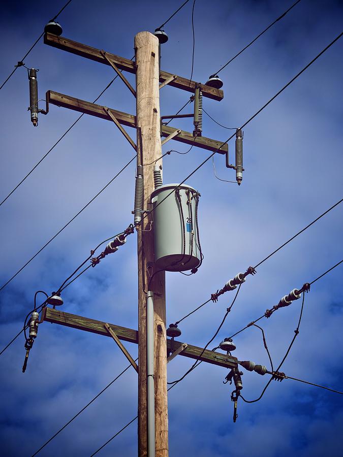 Power Line Series No. 2 Photograph by Ric Rapell