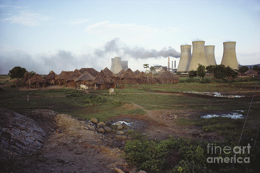 Power Plant, India Photograph by Bernard Wolff