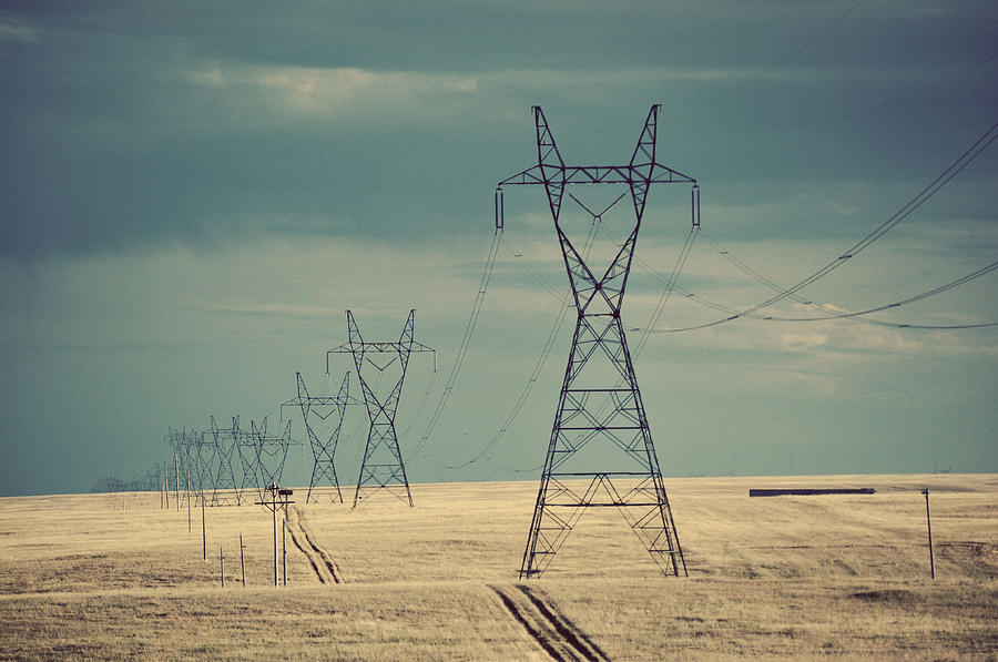Powerlines Photograph by Emily Smith - Pixels