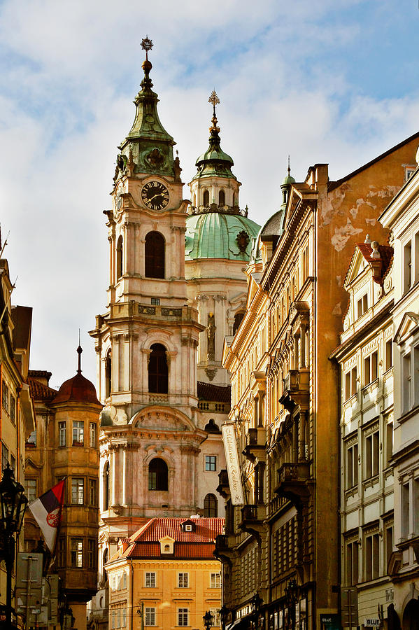 Prague - St. Nicholas Church Lesser Town Photograph by Alexandra Till