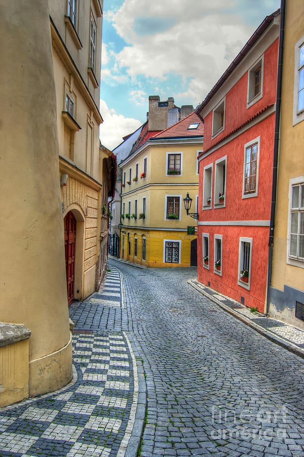 Prague alleyway Photograph by Michal Boubin