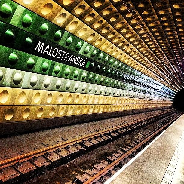 Underground Photograph - #praha #prague #praga #metro by Miquel P.