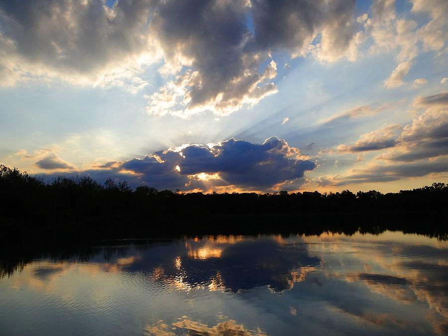 Prairie Oaks June Reflections 3 Photograph by Beth Akerman - Fine Art ...