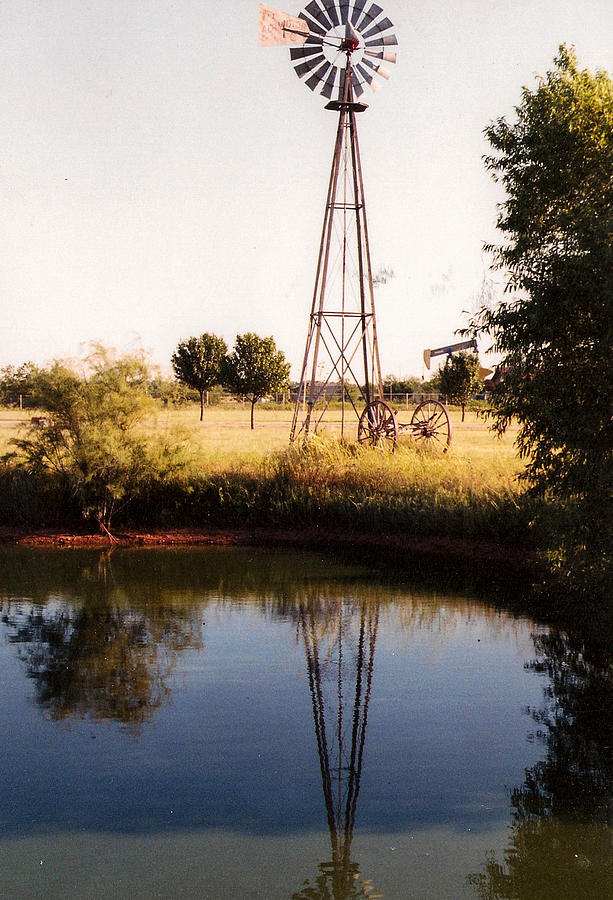 Prairie Windmill Photograph by Al Griffin