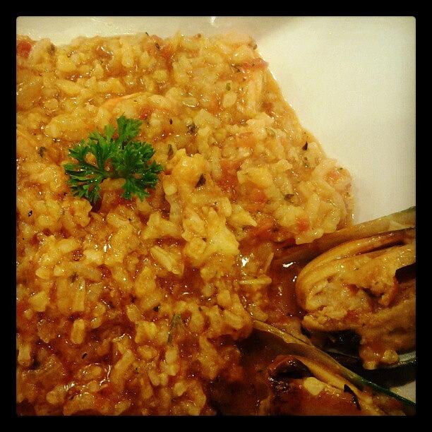 Prawn And Mussel Risotto From Photograph by Jasmine Chye