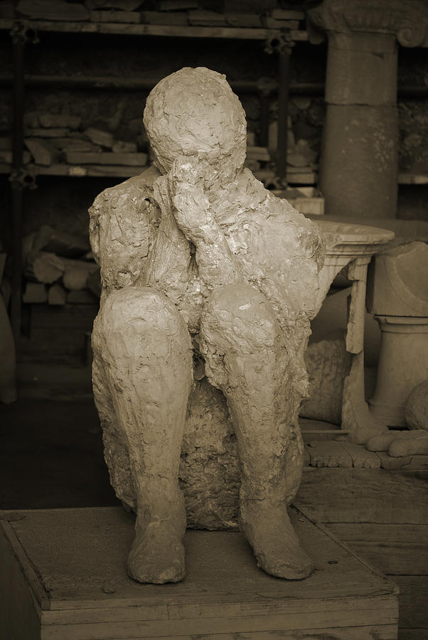 Pompeii Photograph - Praying by Terence Davis