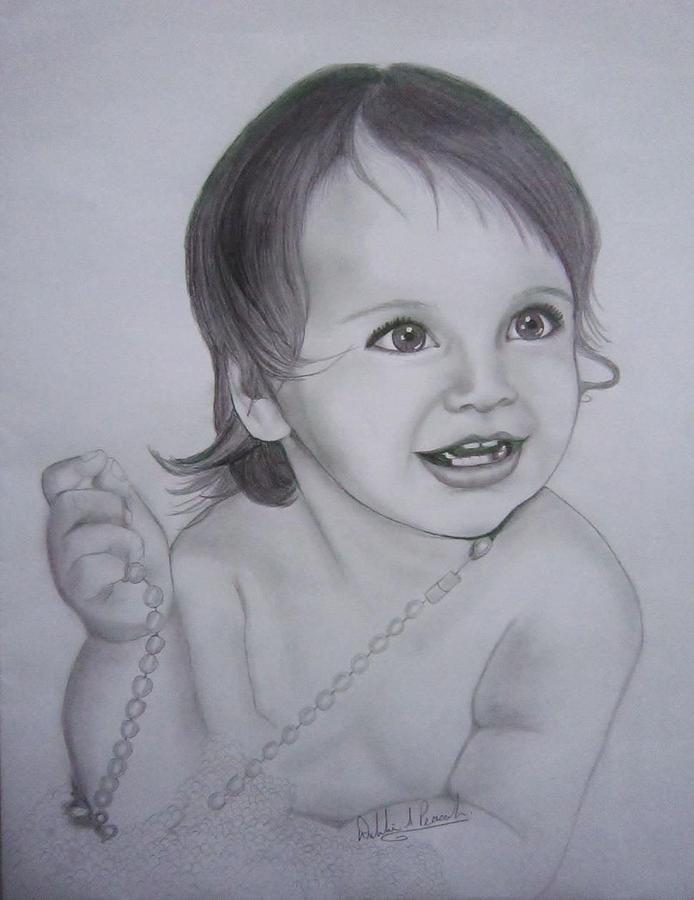 Precious Pearls Drawing by Deborah Peacock - Fine Art America