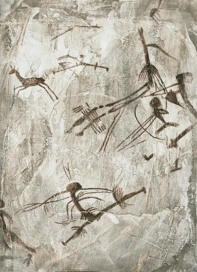 Prehistoric Cave Painting Photograph by Kennis And Kennismsf