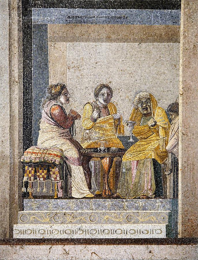 Preparing A Love Potion, Roman Mosaic Photograph by Sheila Terry - Fine ...