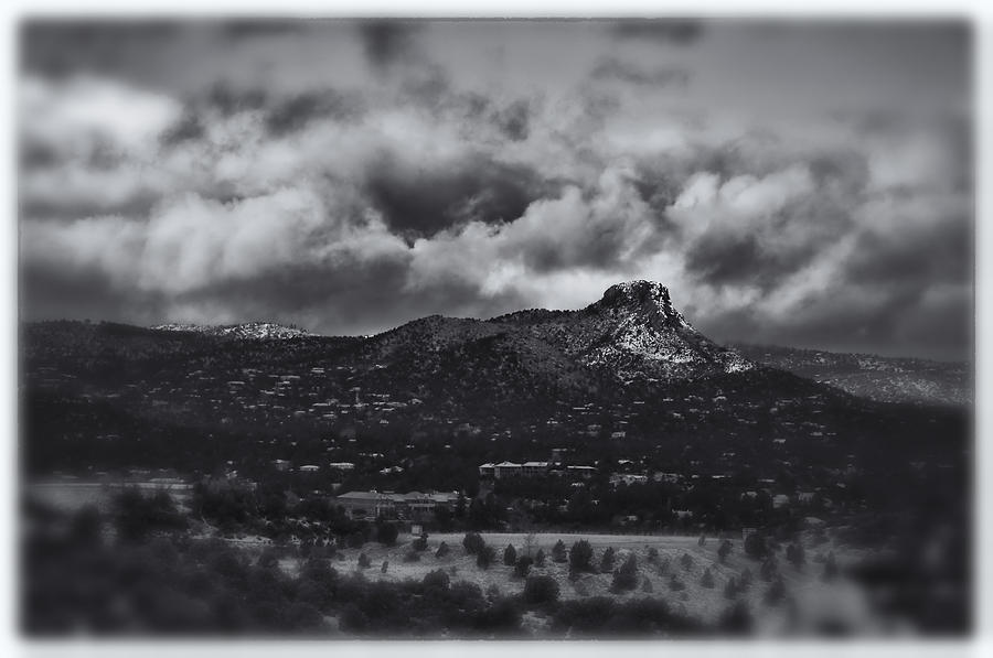 Prescott AZ Snowday Photograph by James Bethanis