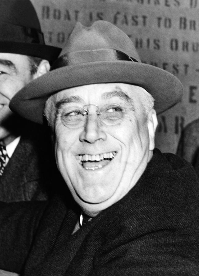 President Franklin Roosevelt In New Photograph by Everett | Pixels