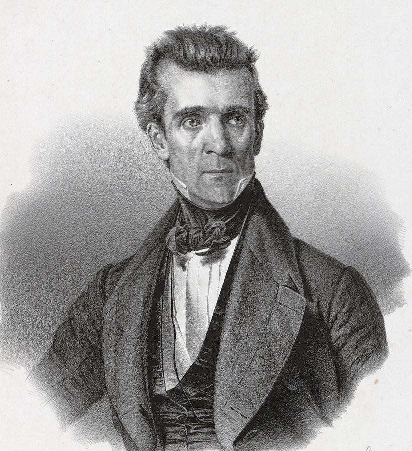 President James K Polk Photograph by International  Images