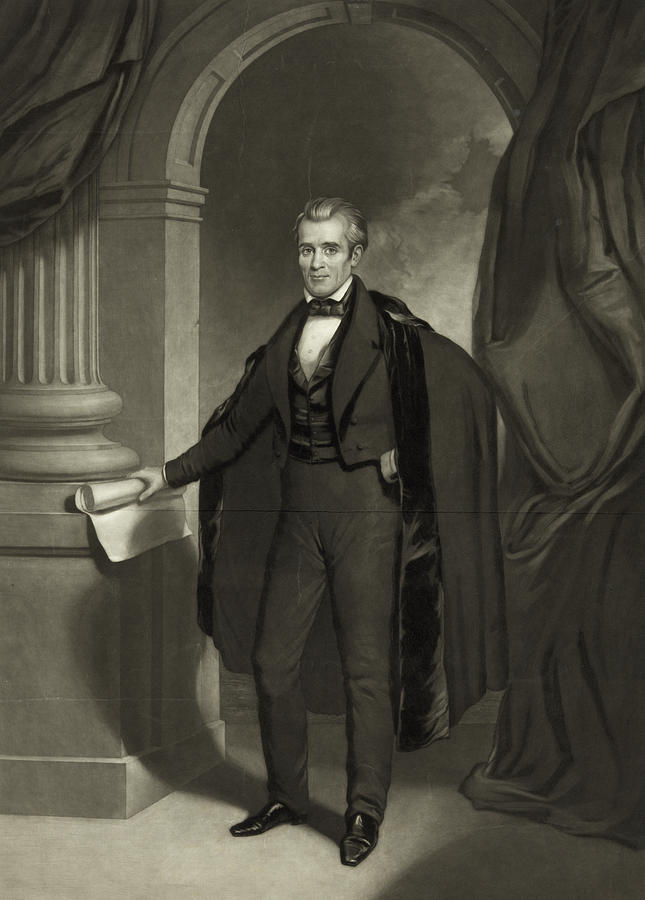 President James Knox Polk Photograph by International  Images