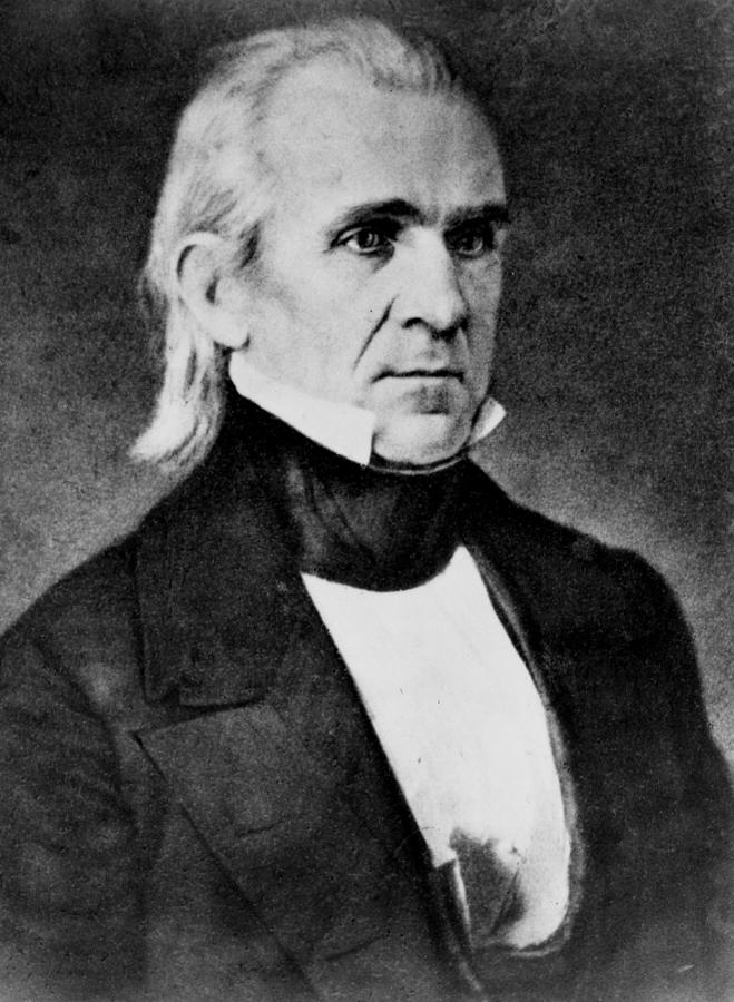 President James Polk Photograph by International  Images
