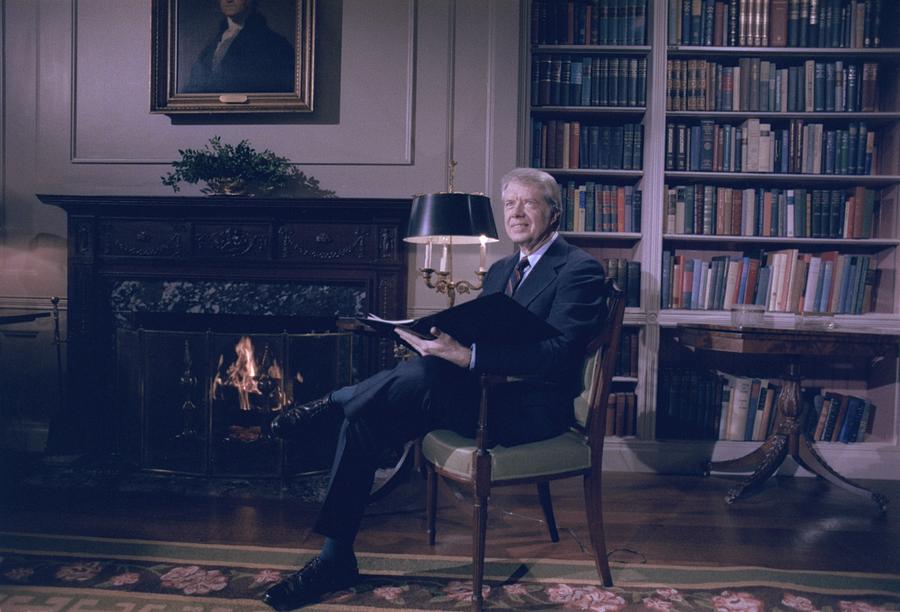President Jimmy Carter At The White Photograph by Everett - Fine Art