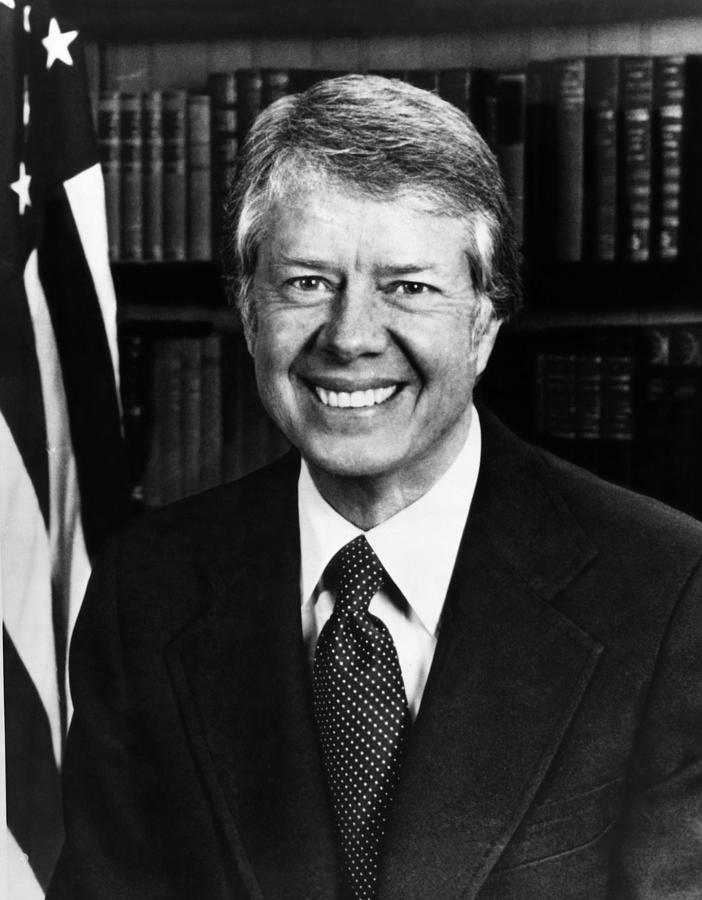 President Jimmy Carter, Circa Late Photograph By Everett - Fine Art America