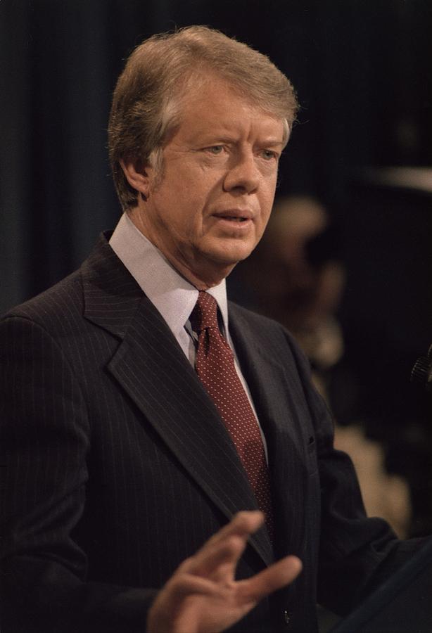 President Jimmy Carter Speaking by Everett