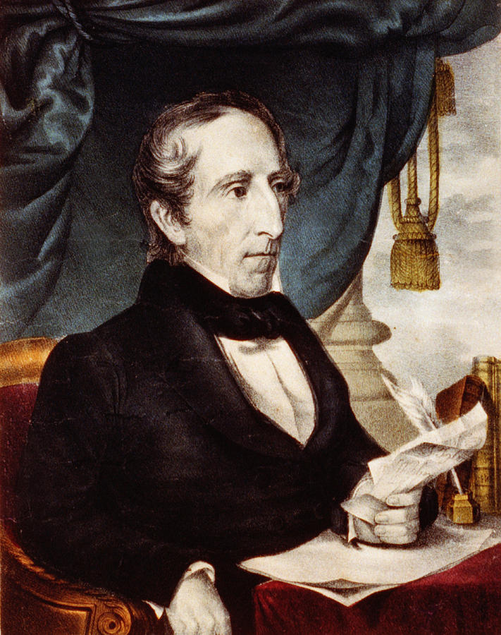 President John Tyler - tenth President of the United States Photograph by International  Images