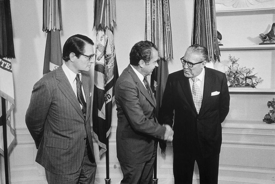 President Nixon With Attorneygeneral Photograph by Everett Fine Art