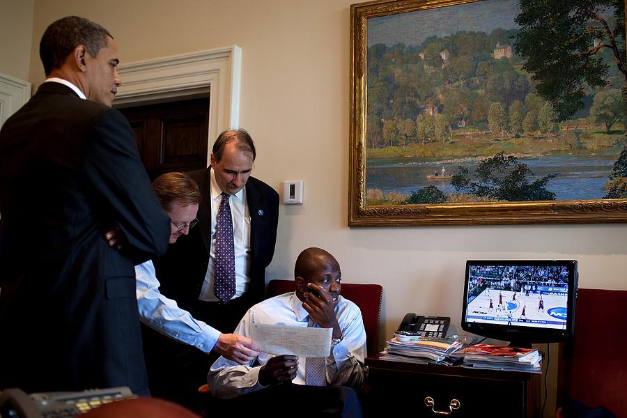 President Obama Press Secretary Robert Photograph by Everett | Fine Art ...