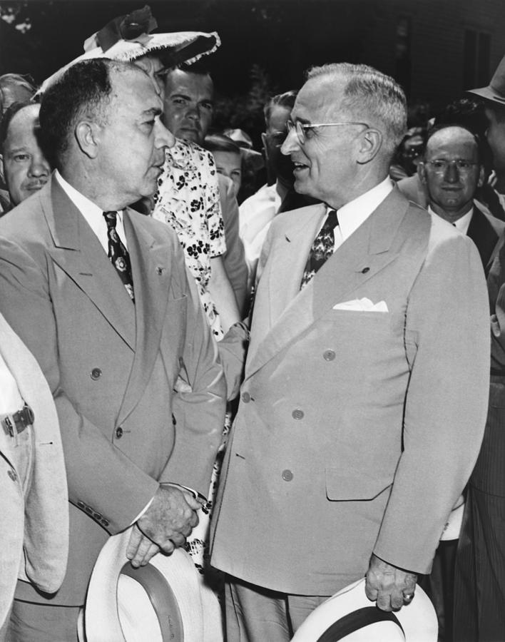 President Truman And James Pendergast Photograph by Everett - Fine Art ...