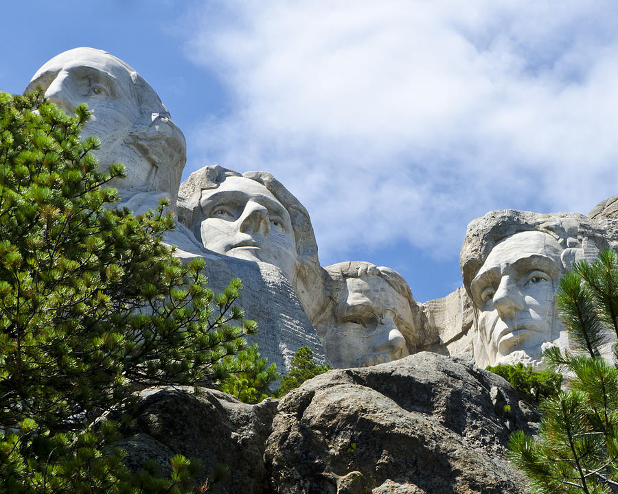 Presidents On Mt Rushmore Photograph by Jon Berghoff