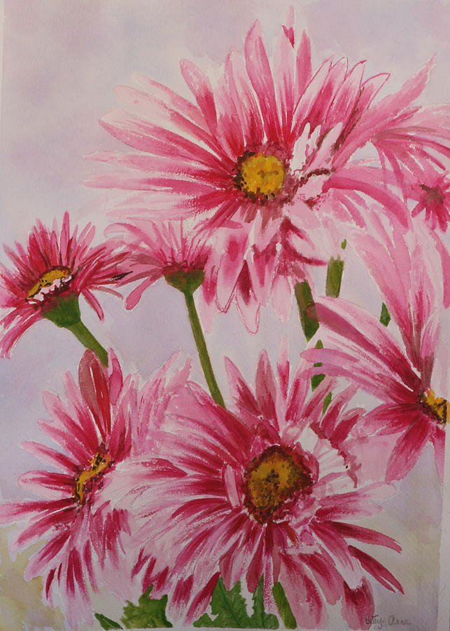 Pretty n Pink Painting by Betty-Anne McDonald