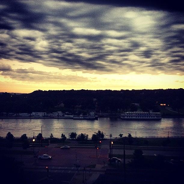 Pretty Sky Over The Mississippi River Photograph by Jen Hernandez