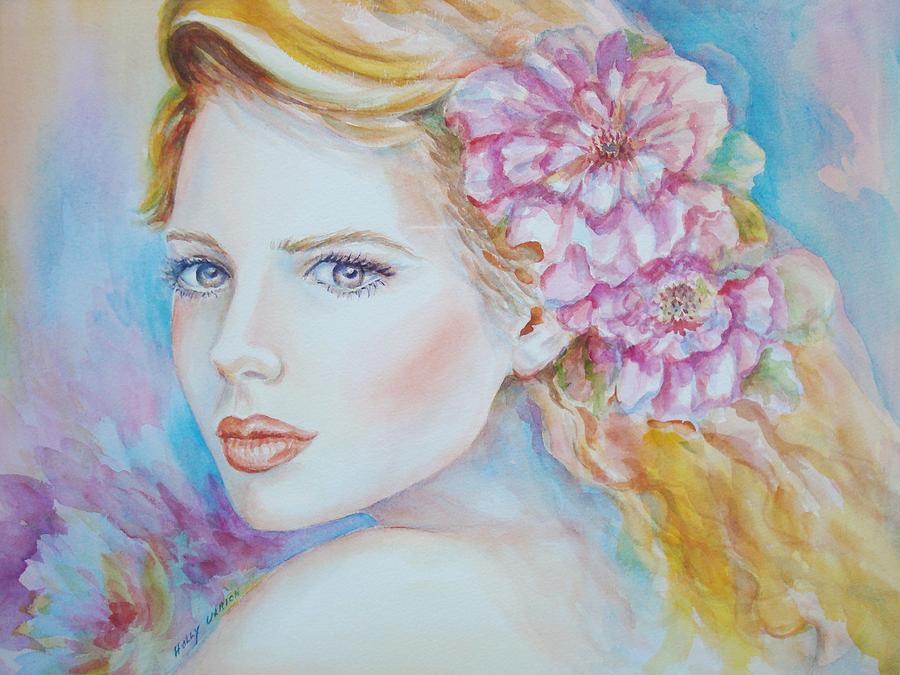 Pretty Painting - Pretty Woman by Holly LaDue Ulrich