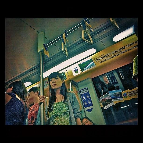 Train Photograph - Pretty Woman In Thought by Szu Kiong Ting