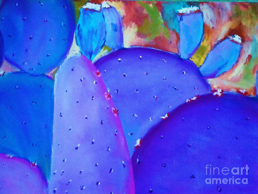 Prickly Pear Painting by Melinda Etzold