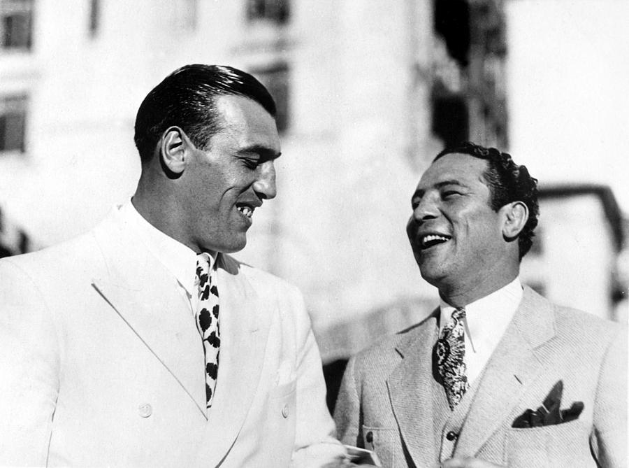 1930s Candid Photograph - Primo Carnera & Max Baer Sr.being by Everett