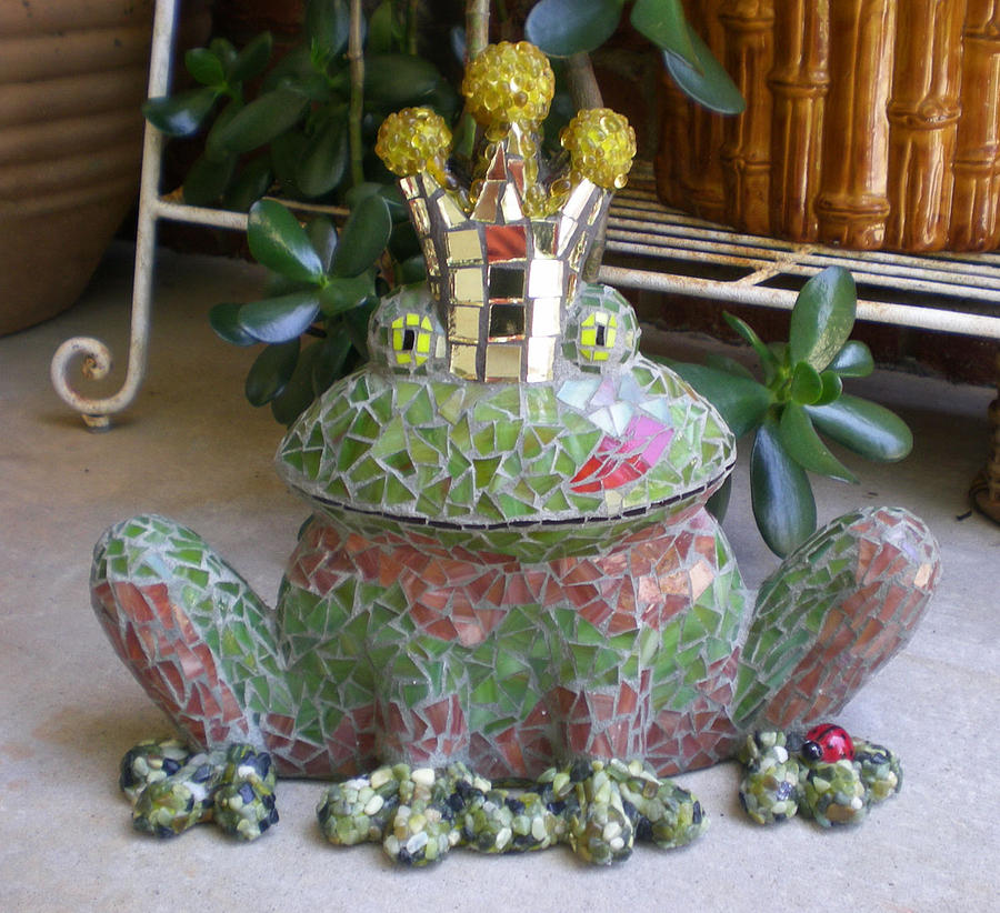 Frog Mixed Media - Prince Charming Frog  by Kathleen Stewart