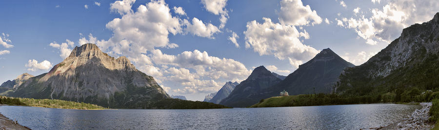 Prince of Wales Panorama Waterton National Park Canada Larry Dar Photograph by Larry Darnell