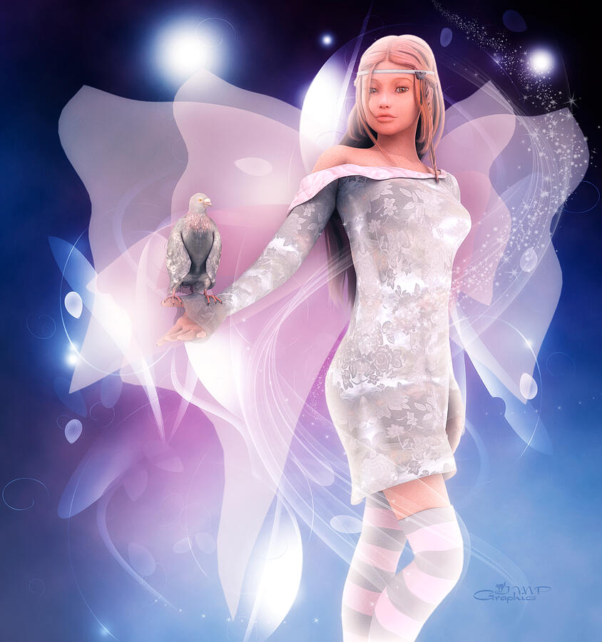 Princess Fairy Digital Art by Jutta Maria Pusl - Fine Art America