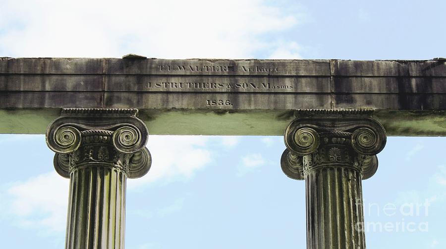 Princeton Columns Photograph by Margaret Hamilton