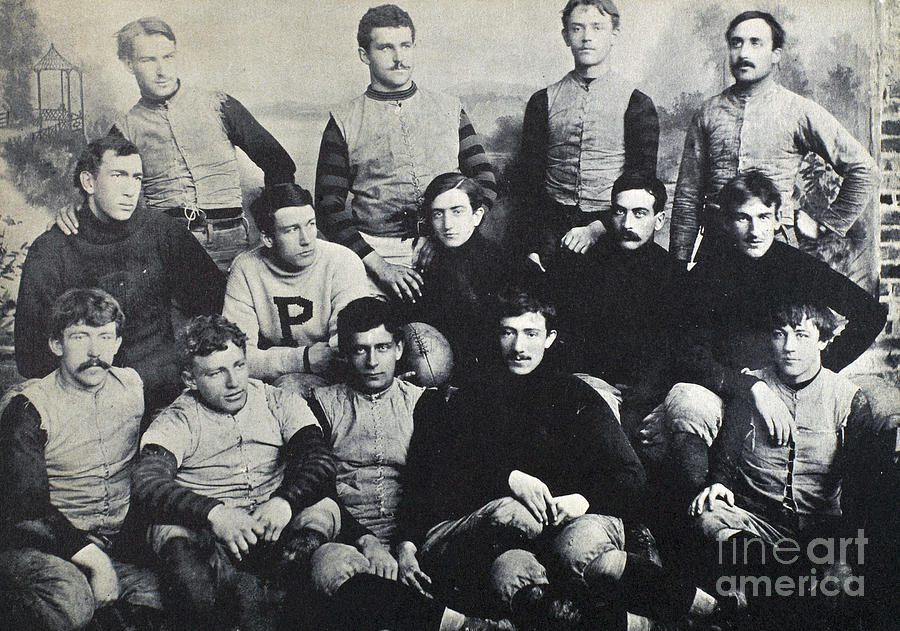 Princeton Football, 1890 Photograph by Granger