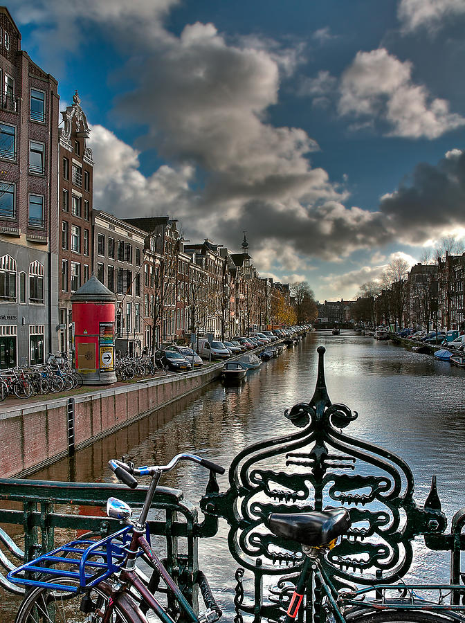Prinsengracht and Leidsestraat. Amsterdam Photograph by Juan Carlos Ferro Duque
