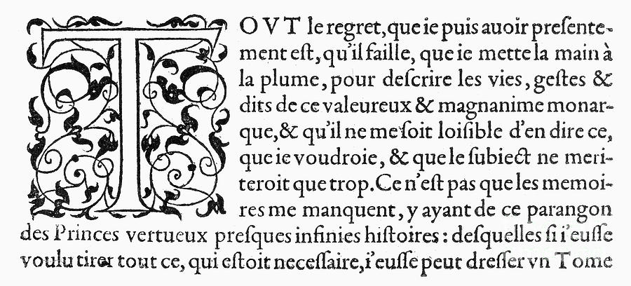 PRINTING INITIAL, c1584 Photograph by Granger