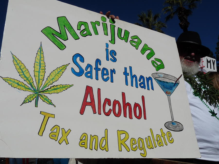Pro Marijuana Sign Photograph by Jeff Lowe