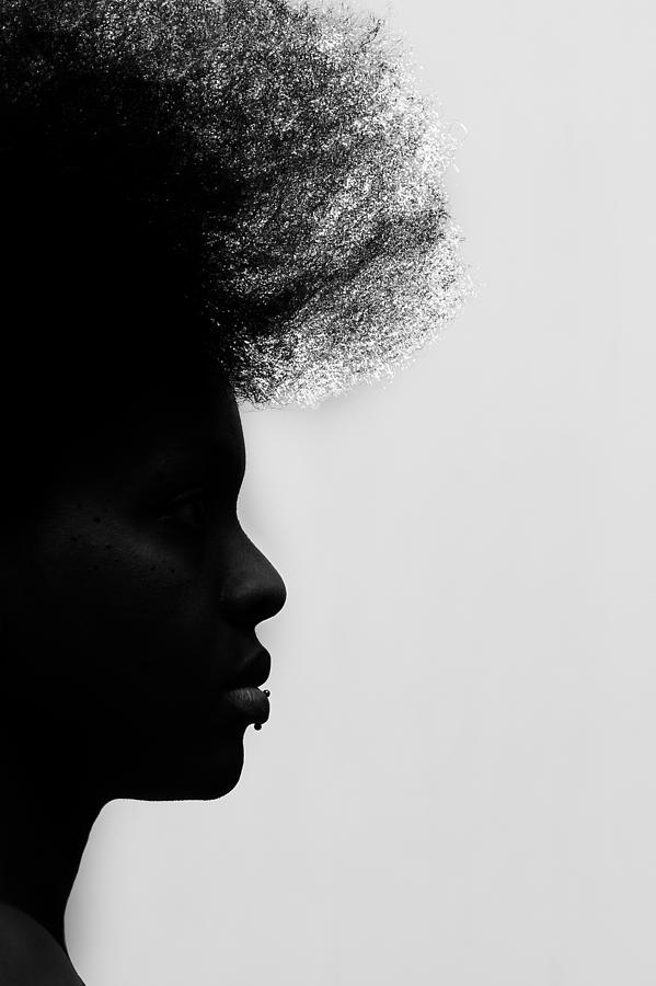 Profile of a black woman Photograph by Anya Brewley schultheiss
