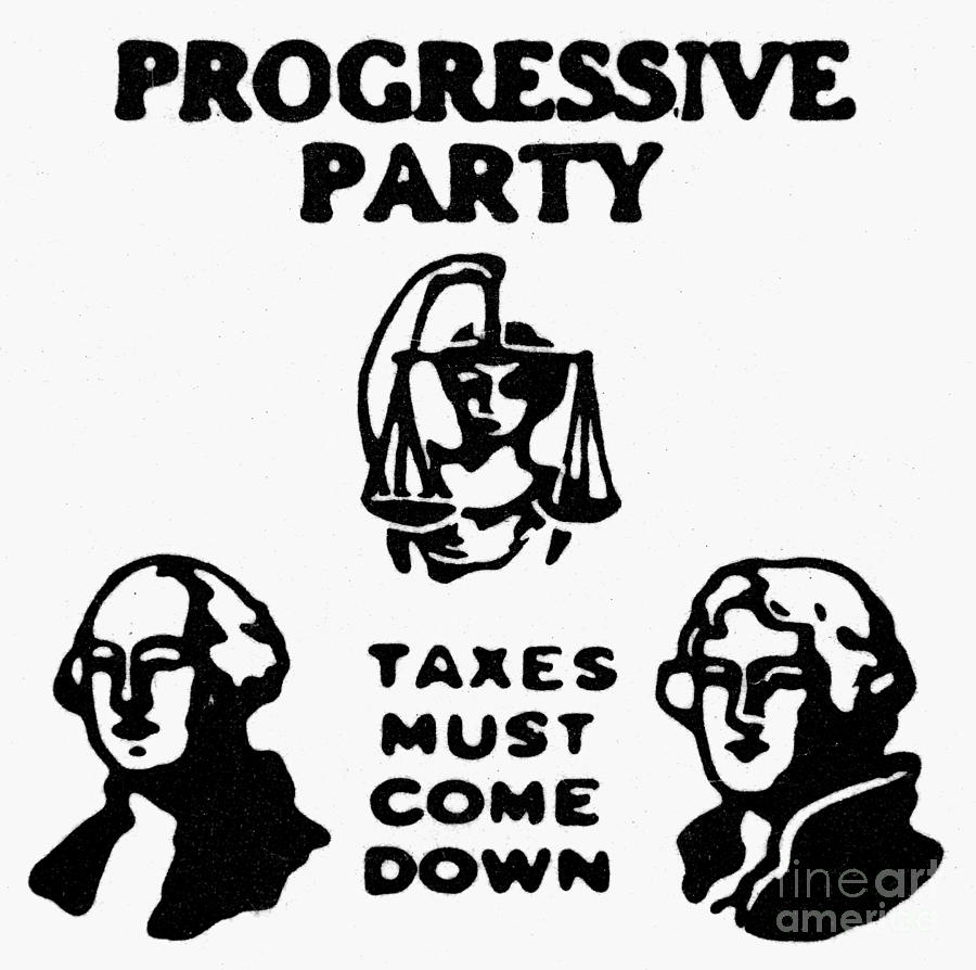 1924 Photograph - Progressive Party, 1924 by Granger