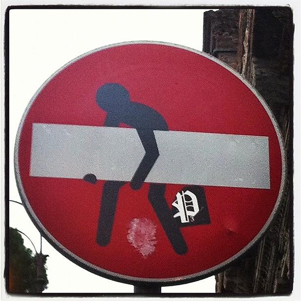 Sign Photograph - Prohibido Prohibir #streetart #stickers by Marce HH