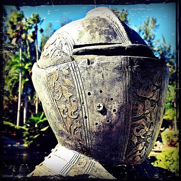 Knight Photograph - Prop At A Mini-golf Course. #knight by Troy Thomas